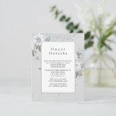 ホワイト結婚ズゲスト詳細 エンクロージャーカード (スタンド正面)