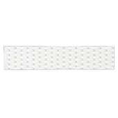 ホワイト結婚ズドレスガウンブライダルシャワー花嫁 ショートテーブルランナー (横)