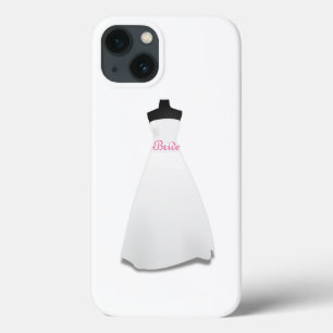 ホワイト結婚ズドレスブライド iPhone 13ケース