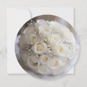 ホワイト結婚バラトピアリーボール (裏面)