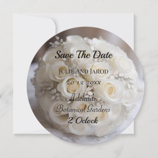 ホワイト結婚バラトピアリーボール (正面)