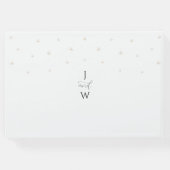 ホワイト結婚パール ゲストブック (裏面)