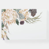 ホワイト結婚フローラズゲストブック ゲストブック (裏面)