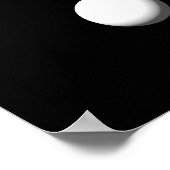 ホワイト絵を描スロッジ ポスター (角)