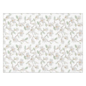 ホワイト絵を描マグノリア テーブルクロス (正面(横))