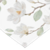 ホワイト絵を描マグノリア テーブルクロス (アングル)