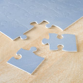 ホワイト絵画シェパード – かわいいオリジナルドッグアート ジグソーパズル (側面)