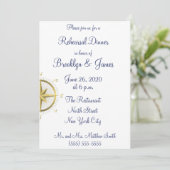 ホワイト航海ののリハ結婚ーサル招待状 招待状 (スタンド正面)