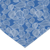 ホワイト葉オンブルーテーブルクロス テーブルクロス (アングル)