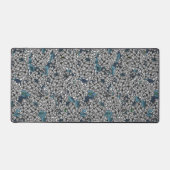 ホワイト薄紫園 デスクマット (正面)