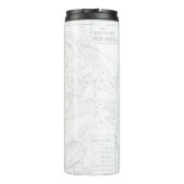 ホワイト蠍座〔占星術の〕十二宮図星占いパーソナリティカスタム タンブラー (裏面)