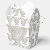 ホワイト認識度リボンエンジェルテイクアウトお気に入りボックス フェイバーボックス (オープン)