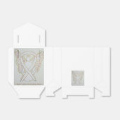 ホワイト認識度リボンエンジェルパーティー特典ボックス フェイバーボックス (折り畳みなし)