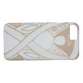 ホワイト認識度リボンカスタムエンジェルiPhone 7ケース Case-Mate iPhoneケース (裏面(横))