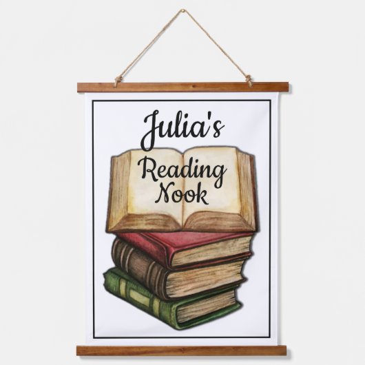 ホワイト読ズヌーク 吊り下げ型タペストリー (正面)