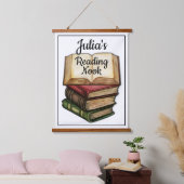 ホワイト読ズヌーク 吊り下げ型タペストリー (寝室)