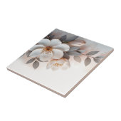 ホワイト赤面3 Dフラワー タイル (側面)