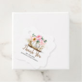 ホワイト金ゴールドカボチャモダンフローラ結婚ズ フェイバータグ (インサイチュ)