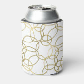 ホワイト金ゴールドグスタイリッシュラムサークル50と素晴らしい 缶クーラー (缶裏面)