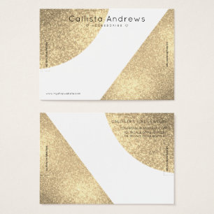 ホワイト金ゴールドグリッター図形ハートブレスレット表示