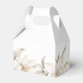 ホワイト金ゴールドシルバーウィンター花模様キンセアニラ フェイバーボックス (裏面サイド)