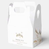 ホワイト金ゴールドシルバーウィンター花模様キンセアニラ フェイバーボックス (オープン)