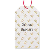 ホワイト金ゴールドスターズシャインブライト