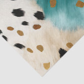 ホワイト金ゴールドターコイズブラックコウィド名 薄葉紙 (詳細)