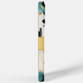 ホワイト金ゴールドターコイズブラックコウィド名 Case-Mate iPhoneケース (裏面 / 右)