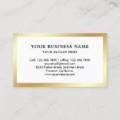 ホワイト金ゴールドバグ駆除害虫駆除サービス 名刺 (裏面)