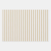 ホワイト金ゴールドパイナップル水玉模様無地の ラッピングペーパーシート (正面3)