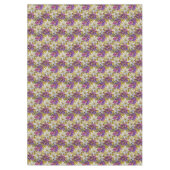 ホワイト金ゴールドパープルピンククリスマスポインセチア テーブルクロス (正面)