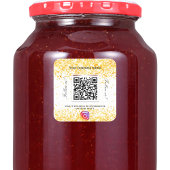 ホワイト金ゴールドビジネスQRコードInstagram スクエアシール