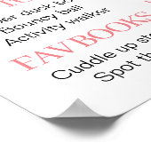 ホワイト金ゴールドフローラカボチャ1st誕生日マイルストーン ポスター (角)