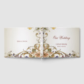 ホワイト金ゴールドフローラゲストハウス ゲストブック (全面)