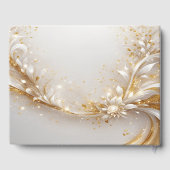 ホワイト金ゴールドフローラゲストハウス ゲストブック (裏面)