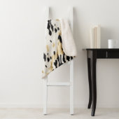 ホワイト金ゴールドブラック南西コウィド シェルパブランケット (インサイチュ)