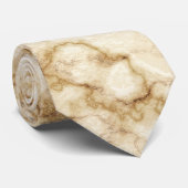 ホワイト金ゴールド大理石プロフェッショナル スタイリッシュ ネクタイ (ロール)