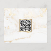 ホワイト金ゴールド大理石メイクアップアーティストフライエレガントエ チラシ (裏面)