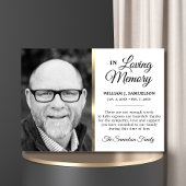 ホワイト金ゴールド悔やみや弔慰葬儀記念ありがとう写真 サンキューカード