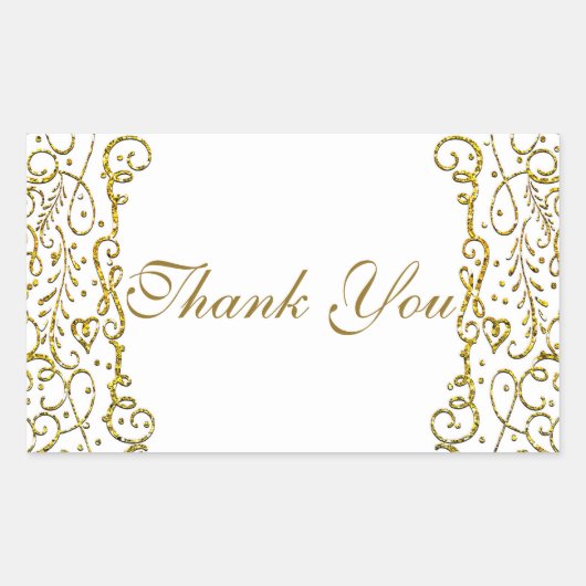 ホワイト金ゴールド王室の城童話プリンセスのお気に入り 長方形シール (正面)