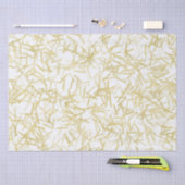 ホワイト金ゴールド紙吹雪ミュージックノート誕生日 薄葉紙 (クラフト)