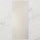 ホワイト金ゴールド結婚フローラのメニュー メニュー (裏面)