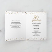 ホワイト金ゴールド50と素晴らしい50番目の誕生日 プログラム (内部)