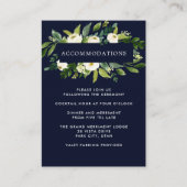 ホワイト開花 |の結婚ホテル詳細宿泊施設 エンクロージャーカード (正面)