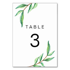 ホワイト離れのミニマリストのグ結婚リーン テーブルナンバー