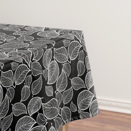 ホワイト離れオンブラックテーブルクロス テーブルクロス (インサイチュ)