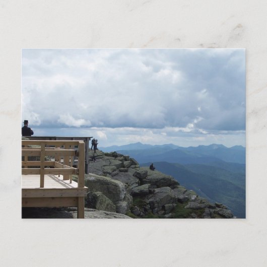 ホワイト顔 ポストカード (正面)