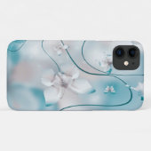 ホワイト魔法蝶ケースメイトKoly There Case-Mate iPhoneケース (裏面(横))
