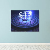 ホワイト魔法 キャンバスプリント (インサイチュ (ウッドフロア))